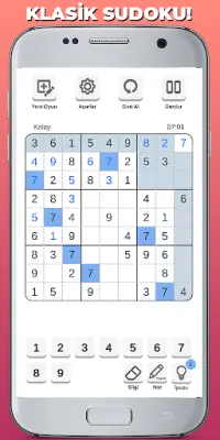 Sudoku - Ücretsiz Klasik Sudoku Bulmaca Screen Shot 0