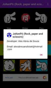 JoKenPo (Rock, Paper, Scissors) Screen Shot 1