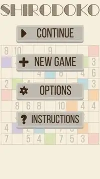 Shirodoko - the next Sudoku! Screen Shot 0