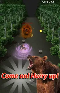 angry bear run 3d Screen Shot 2