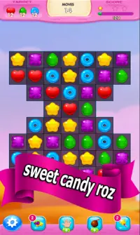Sweet Candy Roz | Match 3 Puzzle Game Screen Shot 0