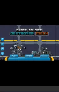 Cyber Soldier Destroyer Screen Shot 0