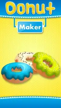 Donut Maker - Kids Baking Game Screen Shot 0