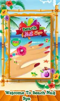 Beach Nail Spa - Girls Game Screen Shot 0