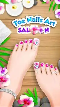 Princesa Menina toe pedicure Screen Shot 0