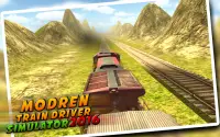 Modern Train Drive Sim 2016 Screen Shot 16