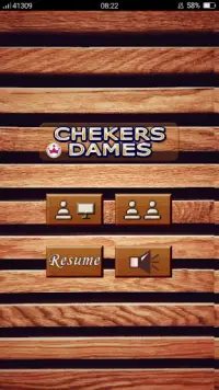 Dame offline free - Checkers offline multiplayer Screen Shot 1