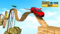 Flying Car Mountain Stunts Screen Shot 1