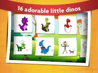 Kids Dinosaur Coloring Pages Screen Shot 1