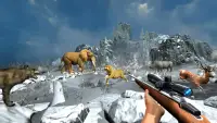 जंगली हिरण शिकारी 2019: स्निपर 3 डी गन शूटर खेल Screen Shot 1