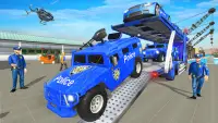 Juegos de Camiones de Transporte de Policía Screen Shot 5