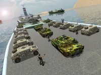 US Army Car Transport & Cruise Ship Simulator Game Screen Shot 7