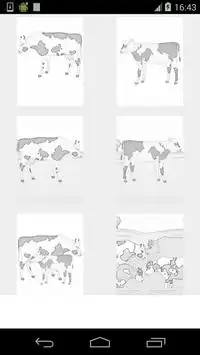 juegos de colorear vaca Screen Shot 2