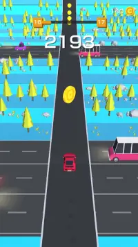 Traffic run - City Traffic Racer Car Driving Games Screen Shot 1