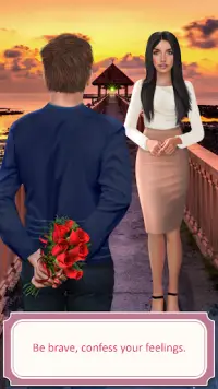 Back Through Time - Romance Story Game Screen Shot 1