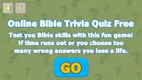 Online Bible Trivia Quiz Free Screen Shot 0