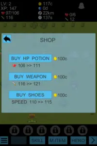 Inflation Hero RPG [LEGEND  OF  RIGEL] Screen Shot 3