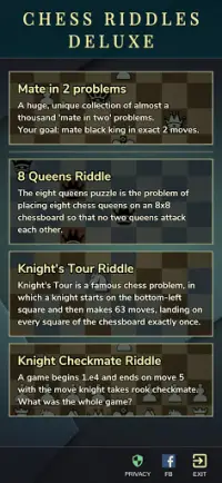 Chess Riddles Deluxe Screen Shot 0