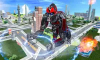Futuristic Robot Transforming Gorilla Attack City Screen Shot 1