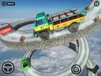 Cargo Truck Driver Games: Impossible Driving Track Screen Shot 6