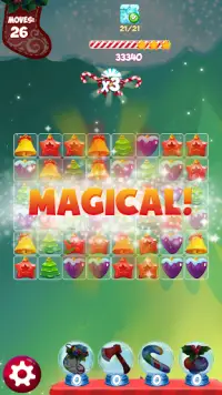 Weihnachten Spiele - Match-3-Puzzle-Spiel Screen Shot 2