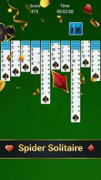 Free spider solitaire - classic solitaire Screen Shot 0