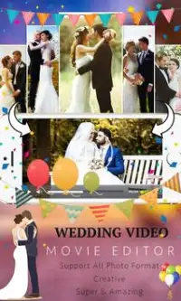 Wedding Photo Video Editor Screen Shot 1