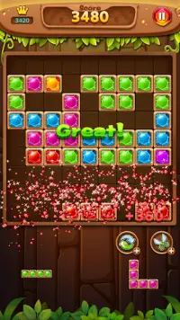 Jewel Block Puzzle - Jewel Games Free Screen Shot 1