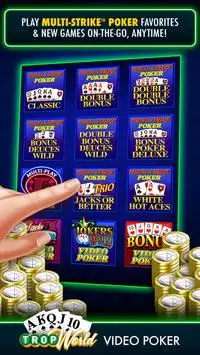 TropWorld Video Poker | Free Video Poker Screen Shot 0