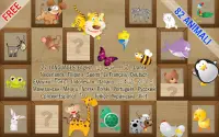 Gioco di memoria per bambini - Animali Screen Shot 0