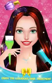 الجمال الأميرة ألعاب مكياج للبنات: صالون لعبة Screen Shot 2