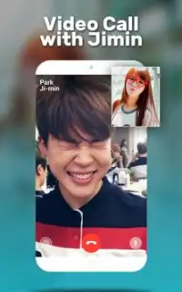 Video Call from BTS Jimin Screen Shot 1