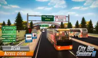 lungsod tsuper ng bus pampublikong sasakyan bus 3D Screen Shot 1