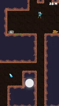 Falling Miner - Arcade Mine Exploration Screen Shot 1