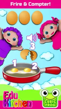 Jeux de cuisine pour enfants -Preschool EduKitchen Screen Shot 0