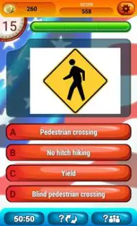 US Driving License Questions Screen Shot 3
