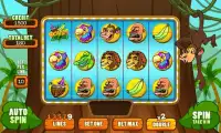 Monkey Slot Machine Mania Free Screen Shot 0