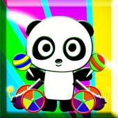 Panda Eating Candy - HD