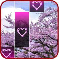 Pink Piano Sakura Tiles Leaf Live HD  Tree Game