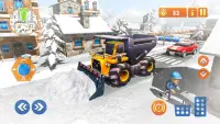 Snow Rescue Excavator - 3D Simulation Screen Shot 2