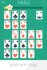 Cross Poker - Card Solitaire Screen Shot 3
