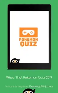 Whos That Pokemon Quiz 2019 Screen Shot 14