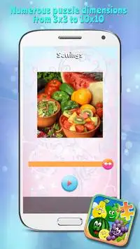 Fruits Puzzles for Kids Screen Shot 2