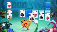 Solitaire - Fishland Screen Shot 1