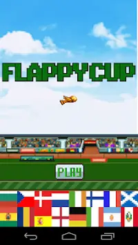 Flappy World Cup 2014 Screen Shot 0