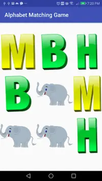 ABC Alphabet Card Match Game Kid Screen Shot 3