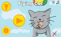 Flying cat Screen Shot 0
