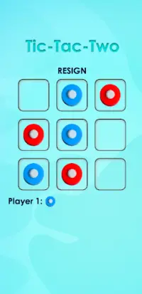 Tic Tac Two Free Board Game - Tic Tac Toe Classic Screen Shot 0