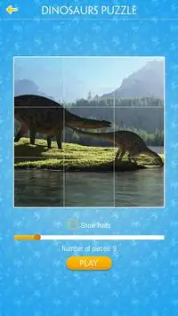 Jigsaw Puzzle: Dinosaur Screen Shot 2