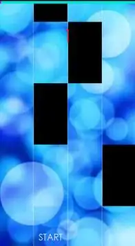 Blue Piano Tiles 2018 Screen Shot 1